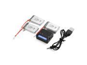 XCSOURCE 3pcs 3.7V 800mAh 25C Lipo Battery 4 in 1 Battery Charger For Syma X5 X5C X5SC X5SW Quadcopter BC589