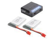 XCSOURCE 2pcs 3.7V 720mAh 25C Lipo Battery 4 in 1 Battery Charger For Syma X5HC X5HW Quadcopter BC594