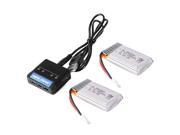 XCSOURCE 2pcs 3.7V 680mAh 25C Lipo Battery 4 in 1 Battery Charger For Syma X5 X5C X5SC X5SW Quadcopter BC638
