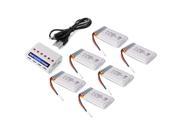 XCSOURCE 6pcs 3.7V 680mAh 25C Lipo Battery 6 in 1 Battery Charger For Syma X5 X5C X5SC X5SW Quadcopter BC641