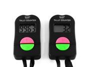 2pcs Tally Counter Score Keeper Hand Held Digital Up Down Golf Lap Reset BI604