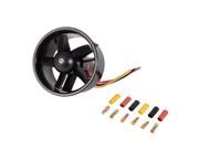 XCSOURCE 64mm Ducted 5 Rotor Fan with 4500KV Brushless Outrunner Motor Balance Tested for EDF Jet AirPlane RC379