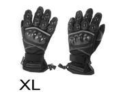 XCSOURCE Full Fingers Motorcycle Motorbike Motocross Racing Gloves Cycling Bike Knuckle Protective Gloves Black XL OS798