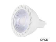 Sunix 10pcs 7.5W MR16 LED Bulbs 6 2835 SMD LED 36W Halogen Bulbs Equivalent 440 470LM Dimmable Cool White 6000K 36 Degree Beam Angle Recessed Spotlight