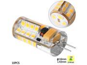 XCSOURCE 10pcs Sunix G4 2835 36SMD LED 3W AC DC12V Dimmable Lamp Bulb Silicone Crystal Light Warm White LD914