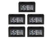 XCSOURCE 5pcs Digital LCD Thermometer Hygrometer Temperature Humidity Meter Sensor Gauge Monitor BI597