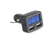 XCSOURCE Multifunctional USB Car Charger Fast Charging Kit Voltmeter Thermometer MA1021