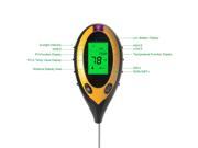 XCSOURCE 4 in 1 Soil Tester with Backlight LCD Metering Soil Moisture Light Intensity Soil pH Value Soil Temperature HS432