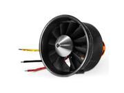 XCSOURCE 64mm Duct Fan 12 Blade 3500KV Brushless Motor Unit Spare Parts for RC EDF Jet Airplane RC498