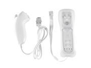 XCSOURCE Wireless Controller and Nunchuck 2in1 Controller Case for Nintendo Wii and Wii U console White AC650