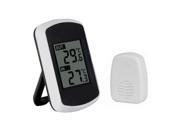Wireless Digital LCD Display Indoor Outdoor Weather Station Forecast Thermometer Temperature Sensor HS851
