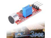 XCSOURCE 3PCS Microphone Sensor High Sensitivity Sound Detection Module For Arduino TE136