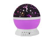 XCSOURCE Starry Night Light Lamp Romantic 3 Modes Colorful LED Star Moon Sky Rotating Starlight Projector for Children Kids Baby Bedroom Pink LD727