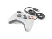 XCSOURCE® White Wired Game Controller Gamepad Joystick for Xbox 360 AC480