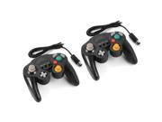 XCSOURCE® 2pcs Wired Game Controller Gamepad Joystick for Nintendo Wii Black AC479