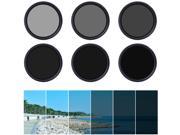 XCSOURCE® 3in1 52mm Variable Neutral Density Fader ND Filter ND2 ND8 ND16 to ND400 LF302