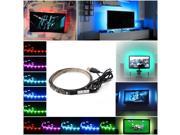 XCSOURCE® Multi color RGB 90cm 5050 SMD LED Strip Light TV Computer Background Waterproof Lighting Kit with USB Cable LD796