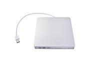 XCSOURCE® USB 3.0 Slim Portable External CD DVD RW Drive Burner Writer For Laptop Notebook Desktop Silver AC548