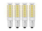 Sunix® Sunix 4pcs 7W E14 LED Bulbs 75 2835 SMD LED 400 430LM Non Dimmable Cool White 6000K 360 Degree Beam Angle Ceramic Light Bulb LD876