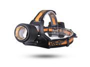 XCSOURCE BORUiT 1600LM CREE XML L2 LED Headlight Adjustable Beam Focus Headlamp 3 Modes with SOS Whistle for Camping Fishing Cycling Yellow SU421