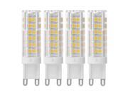 Sunix® Sunix 4pcs 7W G9 LED Bulbs 75 2835 SMD LED 400 430LM Non Dimmable Cool White 6000K 360 Degree Beam Angle Ceramic Light Bulb LD864