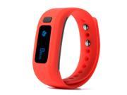 XCSOURCE® Smart Bracelet Waterproof Sports Health Fitness Tracker Bluetooth Wristband Pedometer Sleep Monitor for Android IOS Smartphones Red AC375