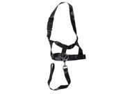 XCSOURCE® Adjustable Pet Dog Head Collar Dog Muzzle Snout Mouth Neck Strap Nylon Loop Easy Fit Strap Black L OS582