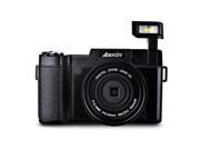 XCSOURCE Amkov 24MP 3.0 TFT LCD Flip Screen 1080P FHD Digital Camera 4x Zoom Camcorder with UV Lens Filter Built in Flash LF766