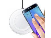 Qi Wireless Charger Charging Pad For Samsung Galaxy S6 S6 Edge plus Note 5 6 WT Silver