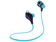 Selfie Noise Isolation Running Sport Sweatproof Earbud Bluetooth 4.1 In Ear Earphone Stereo Mic Headset Blue