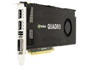Nvidia Quadro K4000 3GB GDDR5 PCIe 2.0 x16 Dual DisplayPort DVI I Graphics Card