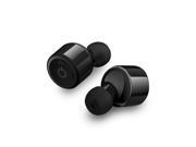 Hopezone Mini True Wireless Bluetooth 4.2 In ear Twins Stereo Sport Headset Headphone Earphone Earbuds Earpiece For IOS Android Smartphones Tablets Laptop Blac
