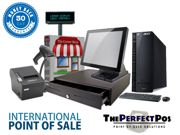 Retail Point of Sale Bundle with Touch Screen Featuring Corner Store POS