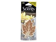 Auto Expressions Scents Leaf Vanilla Hanging Air Freshener 4 Pack NOR23 4P