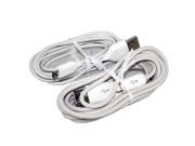 LOT OF 2 NEW 6FT USB Male A to Micro USB B Male Cable for Note 2