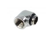 Alphacool G1 4 Male to Female L Connector Chrome 17044
