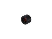 Alphacool G1 4 16mm Knurled HardTube Compression Fitting Black 1011014