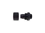 Alphacool Eiszapfen 3 8 ID x 1 2 OD G1 4 Compression Fitting Black Sixpack 17228