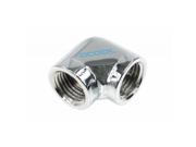 Alphacool G1 4 Female to Female L Connector Chrome 17041