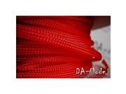 Darkside 6mm 1 4 High Density Cable Sleeving Red UV DS HD6 RED