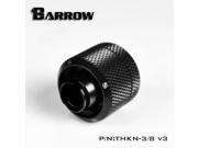 Barrow G1 4 Thread 3 8 ID x 5 8 OD Compression Fitting Black THKN 3 8 V3