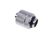 Alphacool Eiszapfen 3 8 ID x 1 2 OD G1 4 Compression Fitting Chrome Sixpack 17229