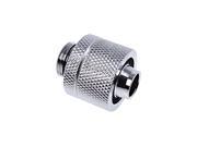 Alphacool Eiszapfen 3 8 ID x 5 8 OD G1 4 Compression Fitting Chrome Sixpack 17235