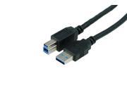 Phobya USB 3.0 Type A to USB Type B Cable 2m Black 87363