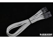 Darkside 8 Pin PCI E 12 30cm HSL Single Braid Extension Cable Titanium Gray DS 0701