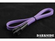 Darkside 60cm 24 SATA 3.0 180° to 180° Data Cable with Latch UV Purple DS 0170
