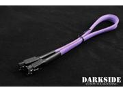 Darkside 30cm 12 SATA 3.0 180° to 180° Data Cable with Latch UV Purple DS 0151