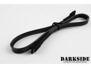 Darkside 45cm 18 SATA 3.0 180° to 180° Data Cable with Latch Graphite Metallic DS 0158