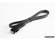 Darkside 60cm 24 SATA 3.0 180° to 90° Data Cable with Latch Graphite Metallic DS 0577