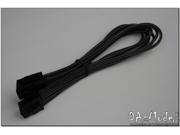 Darkside 8 Pin PCI E 12 30cm HSL Single Braid Extension Cable Graphite Metallic DS HSL PC8 12GMC